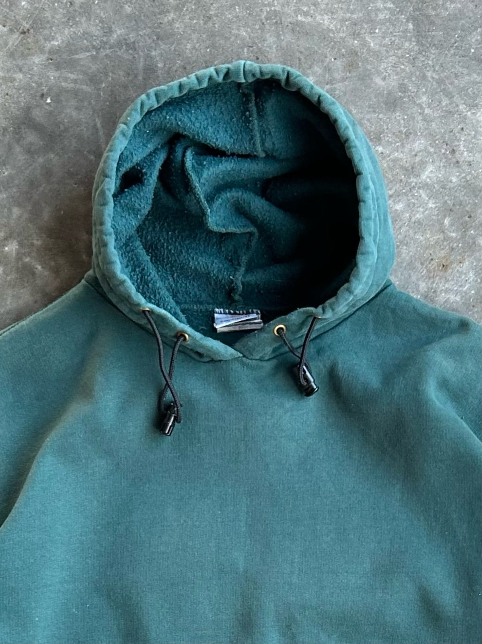Vintage Green Carhartt Hoodie - L