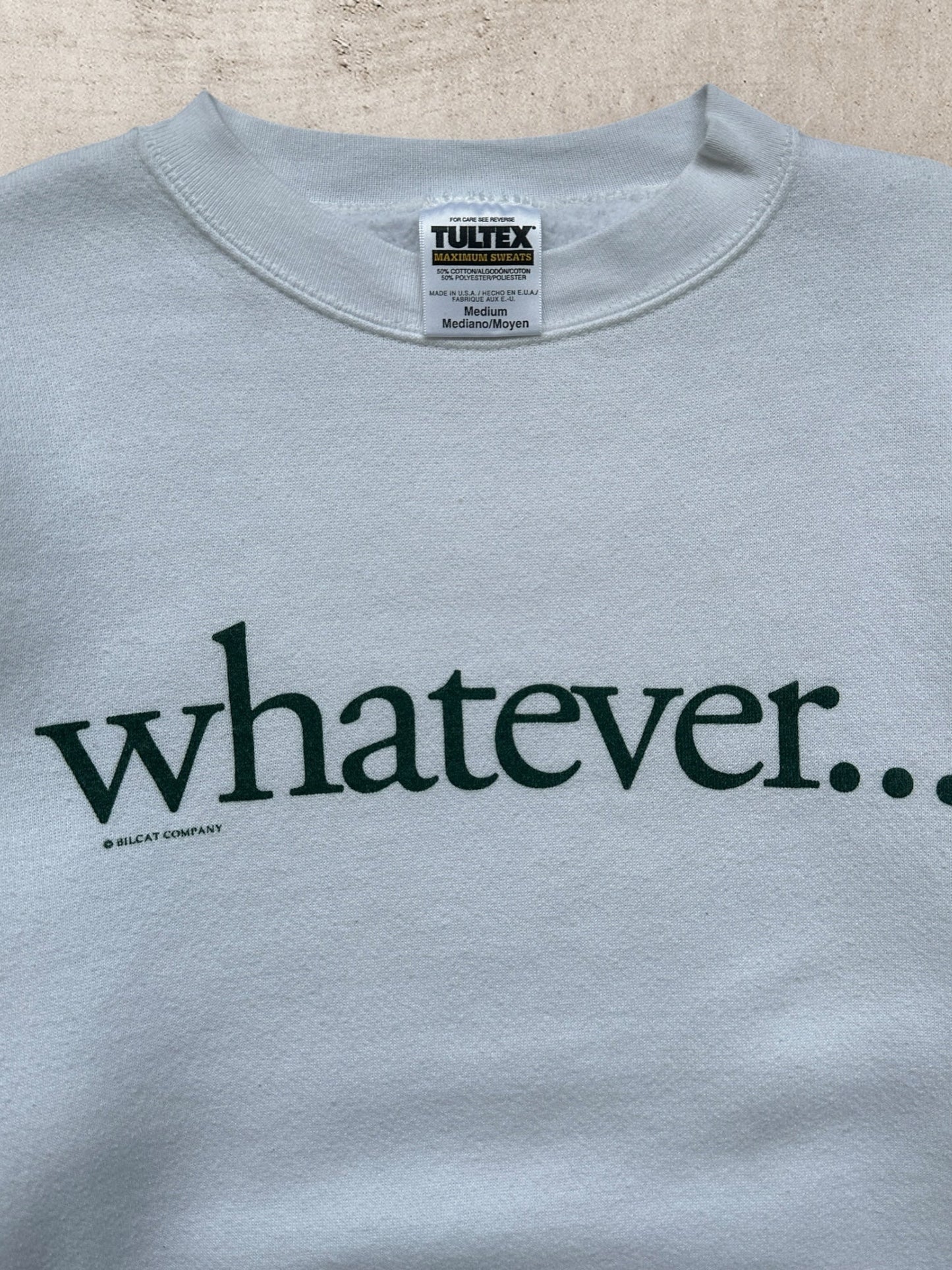 90S WHATEVER… CREWNECK - MEDIUM