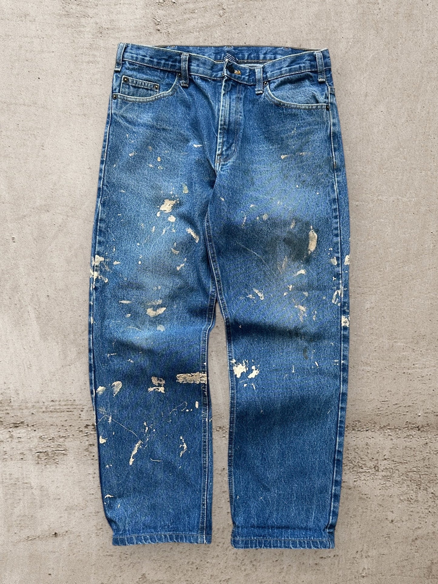 00S DISTRESSED DENIM JEANS - 33