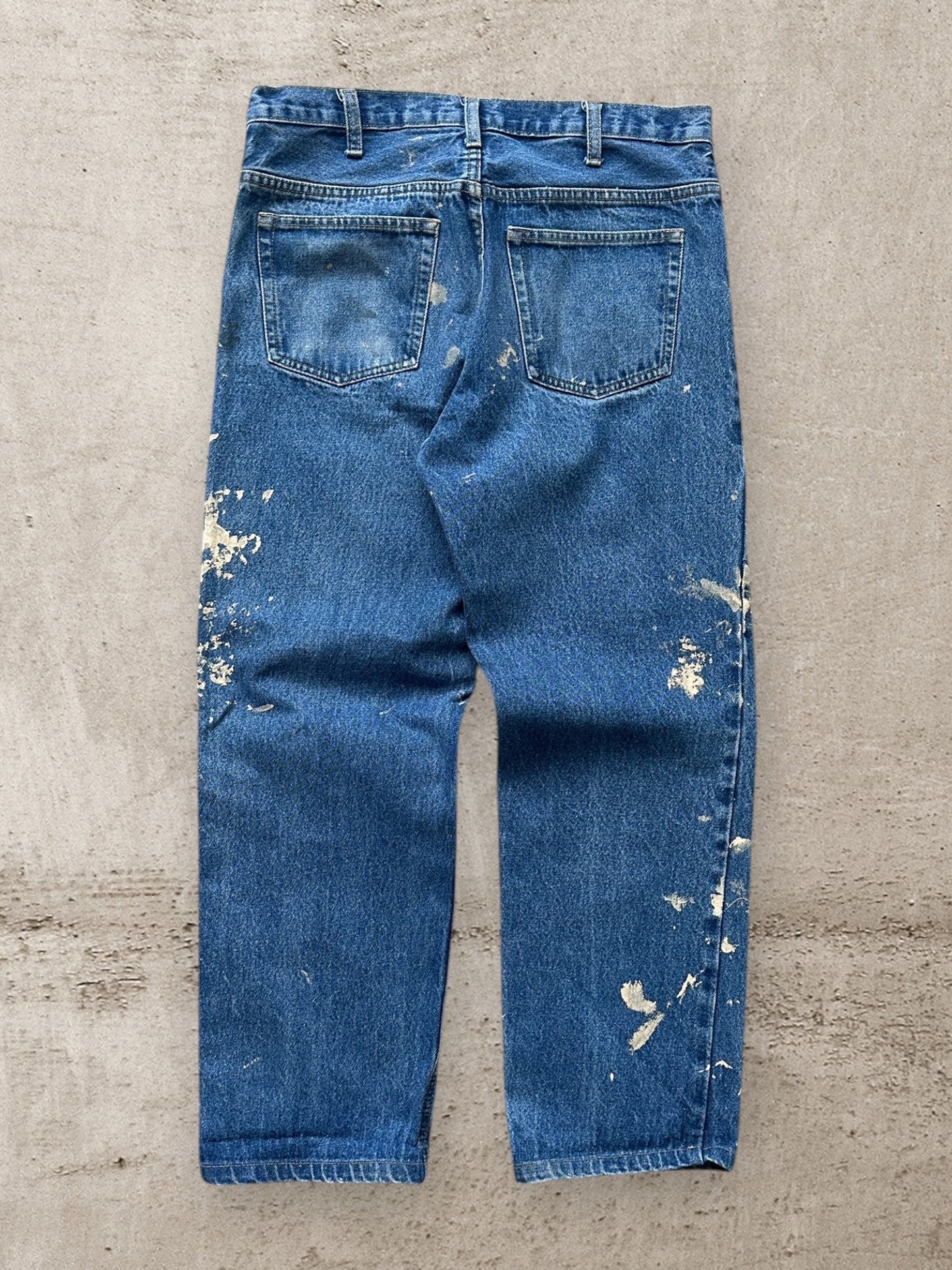 00S DISTRESSED DENIM JEANS - 33