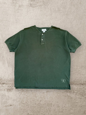 00S AMERICAN EAGLE HENLEY T-SHIRT - MEDIUM