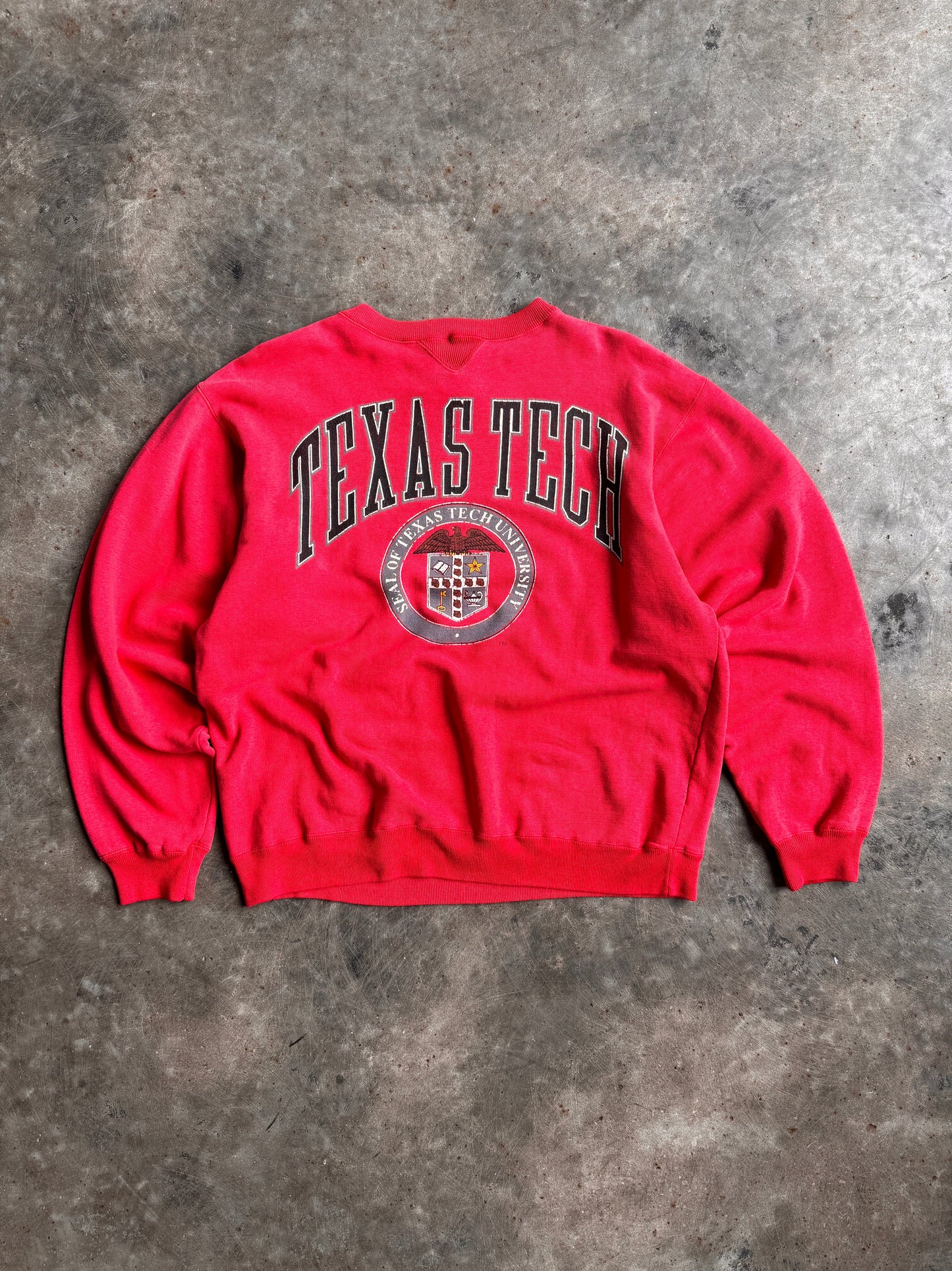 Vintage Texas Tech University Crew - L