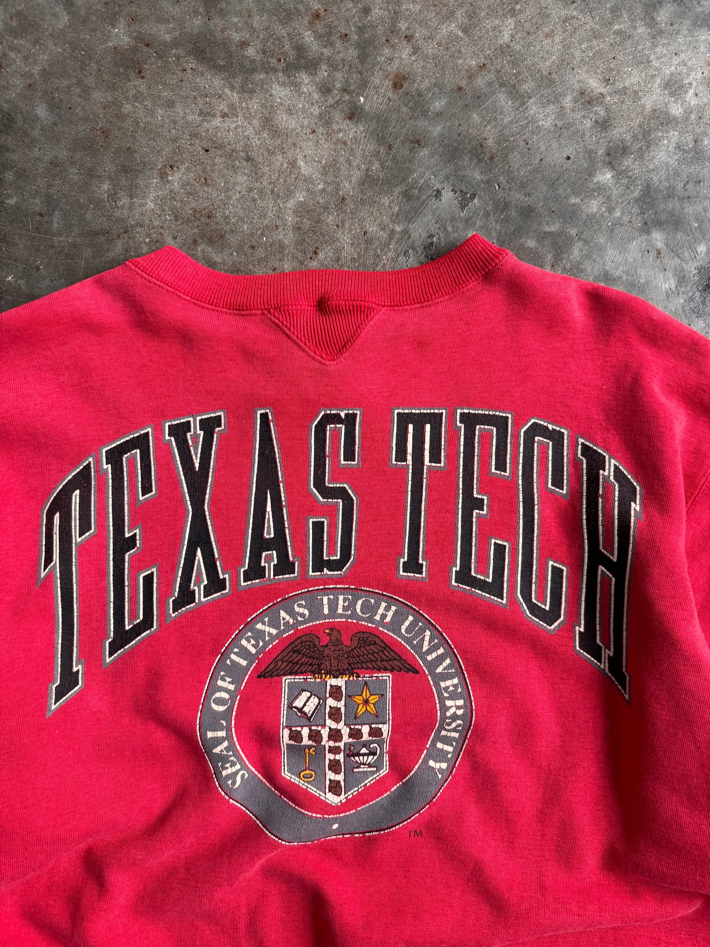 Vintage Texas Tech University Crew - L