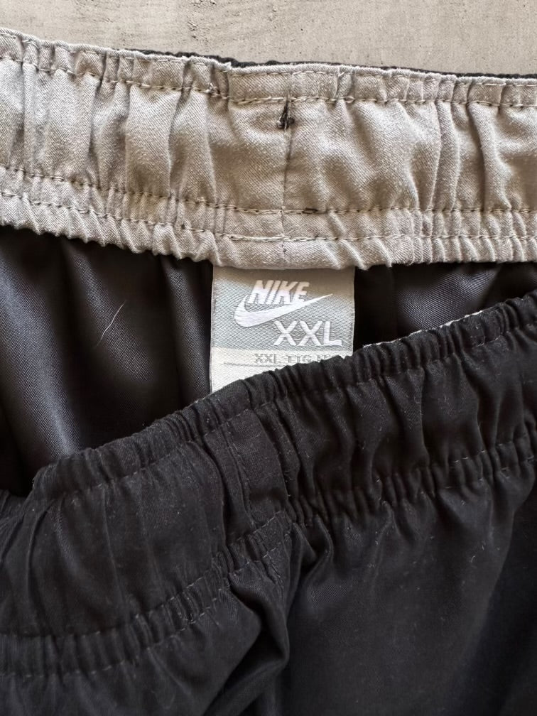 00S NIKE EMBROIDERED NYLON PANTS - XXL