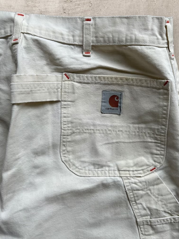 90S CARHARTT UNION MADE CARPENTER PANTS - 38X28