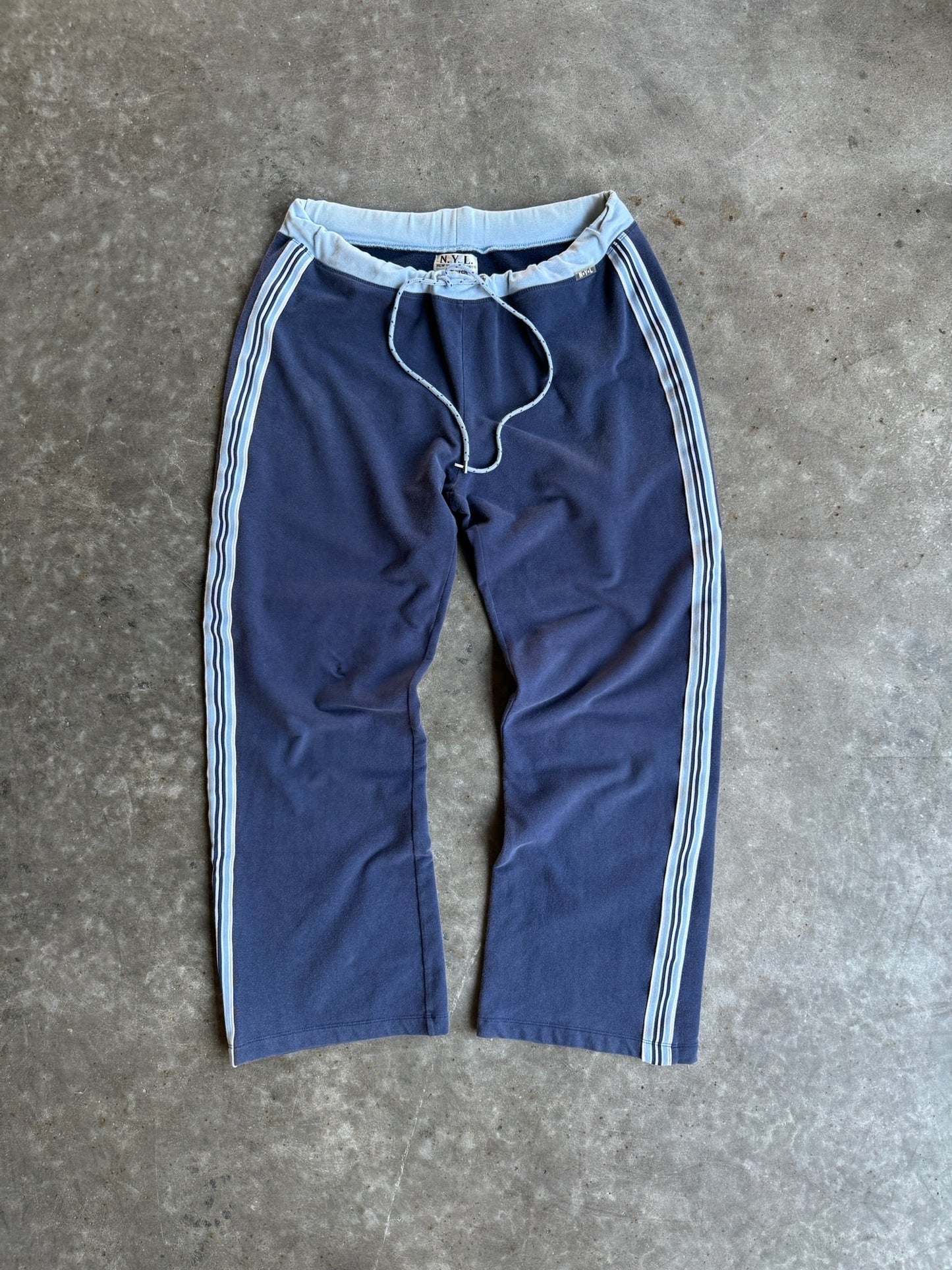 Vintage NYL Navy Track Pants - L