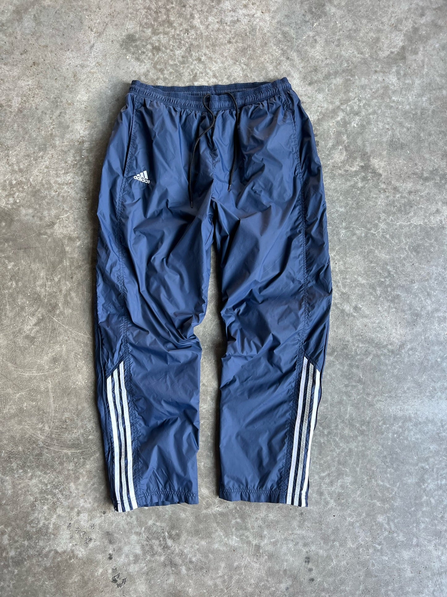 Vintage Navy Adidas Track Pants - L