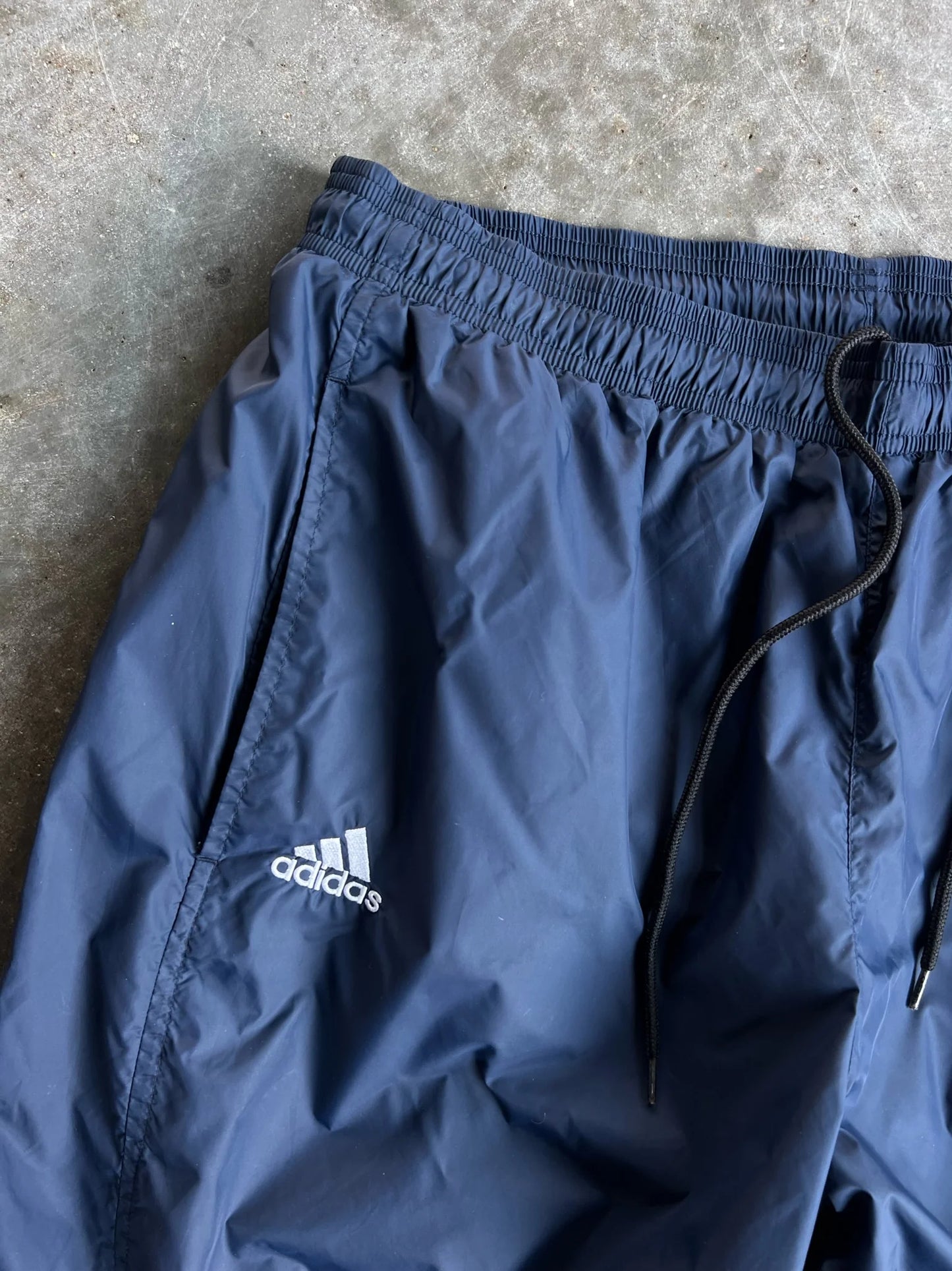 Vintage Navy Adidas Track Pants - L