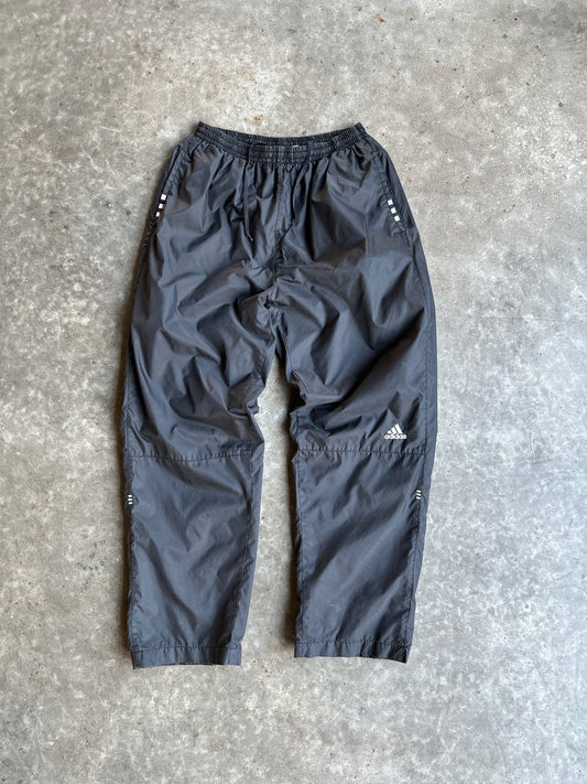 Vintage Black Adidas Track Pants - L